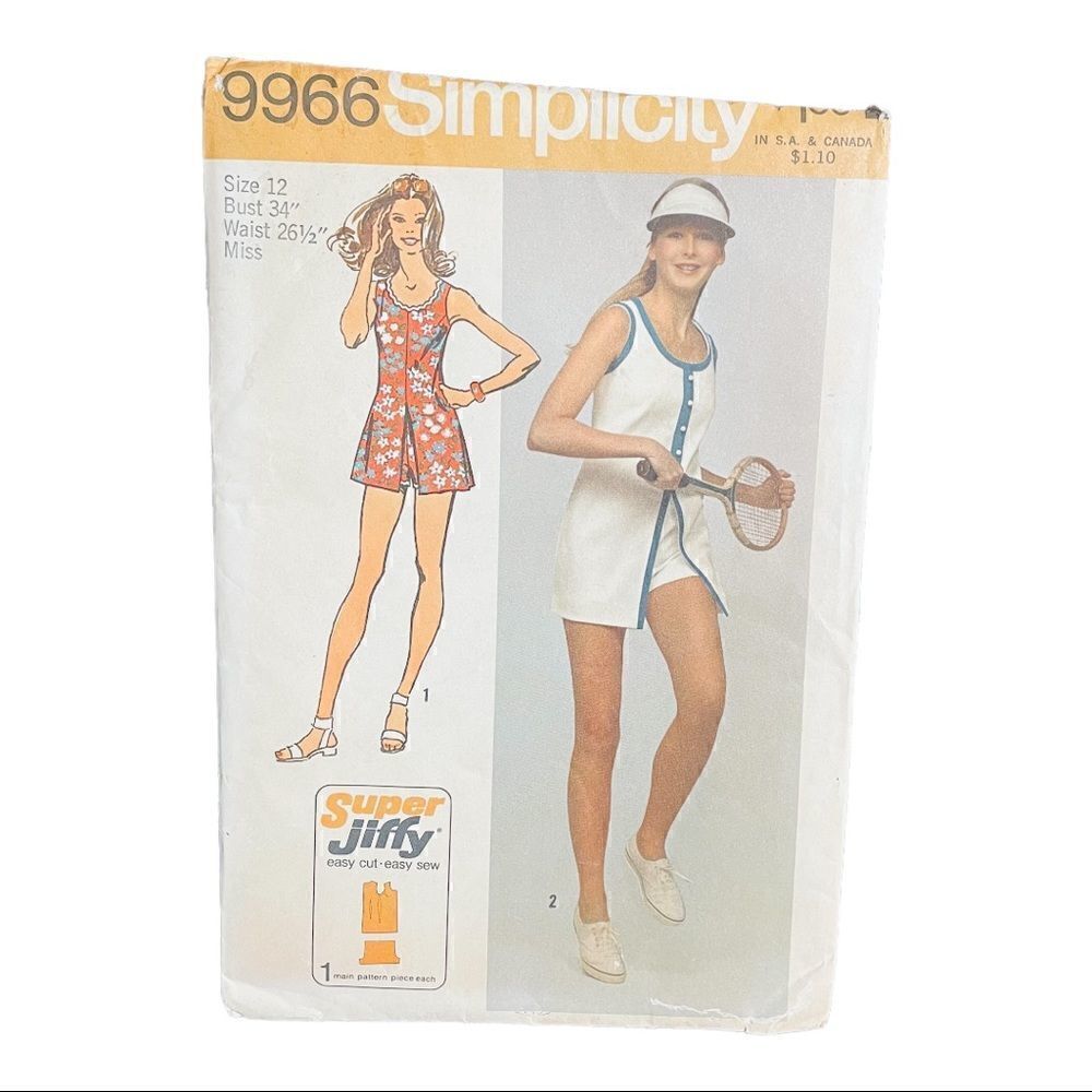 Vintage Leisure Mini Dresses, Pants and Tunic Patterns - Picture 3 of 6